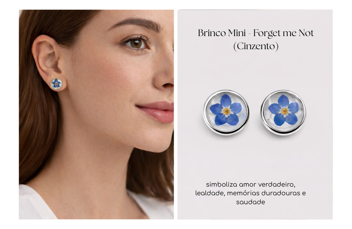 Brinco Mini Forget me Not