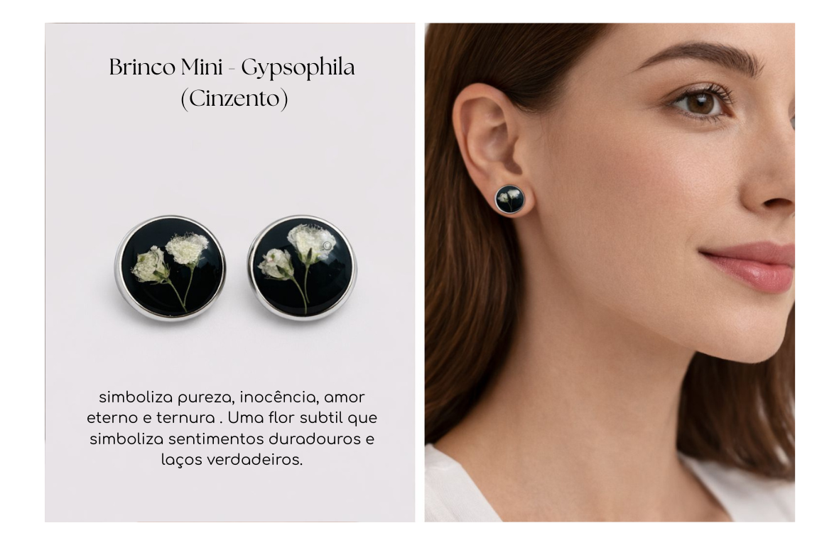Brinco Mini Gypsophila