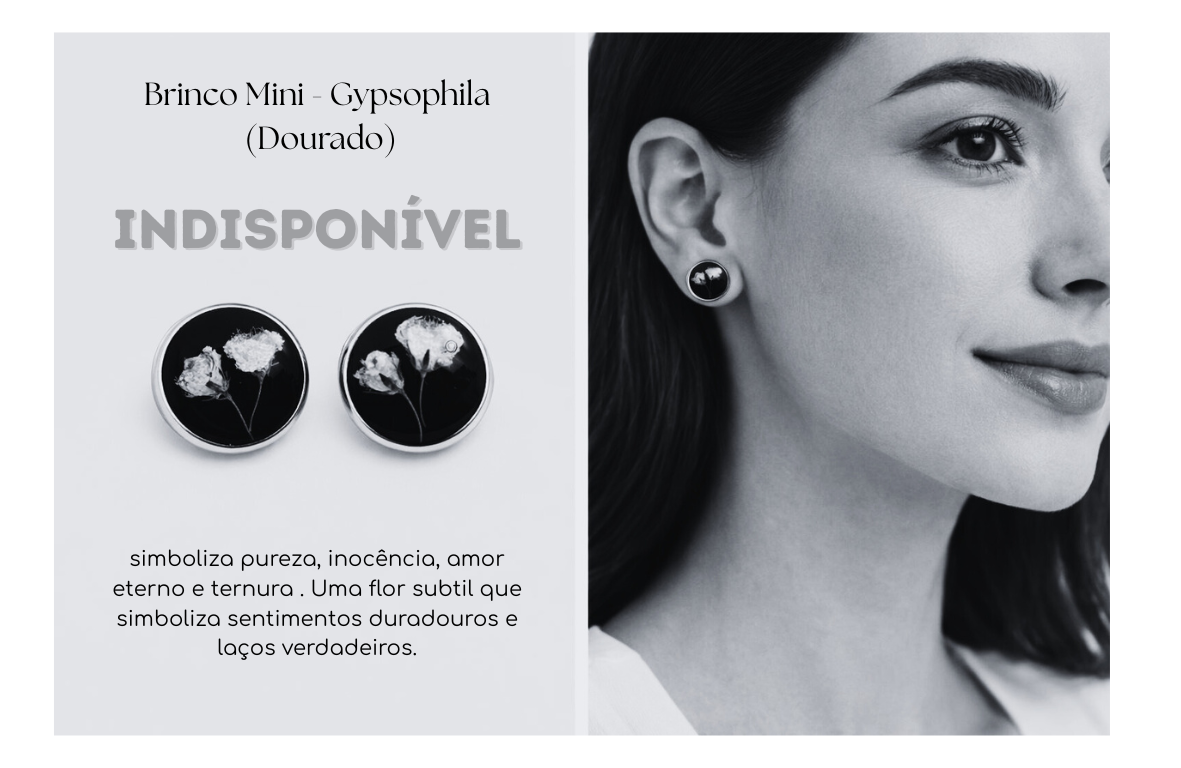 Brinco Mini Gypsophila