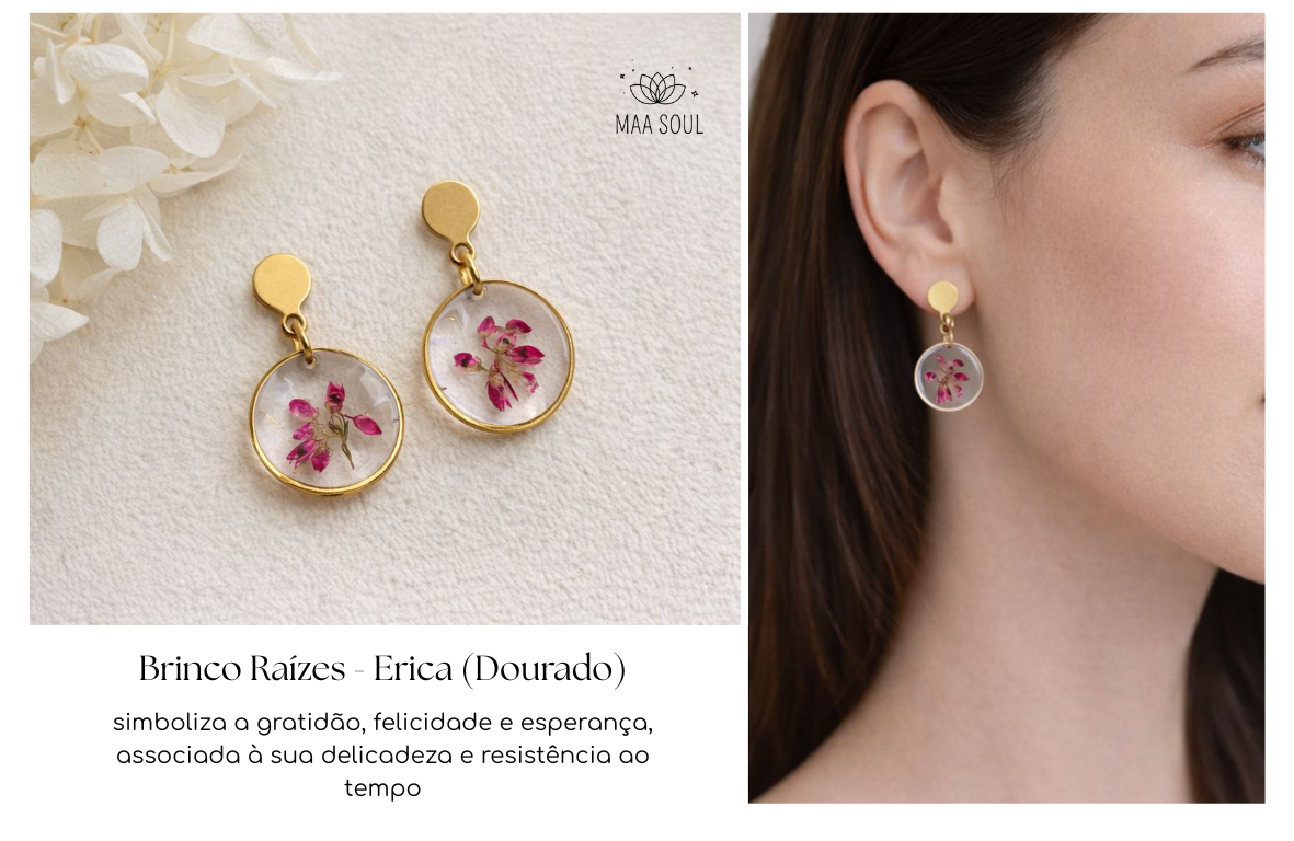 Brinco Raízes - Erica