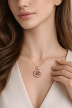 Colar Erica Hexagonal