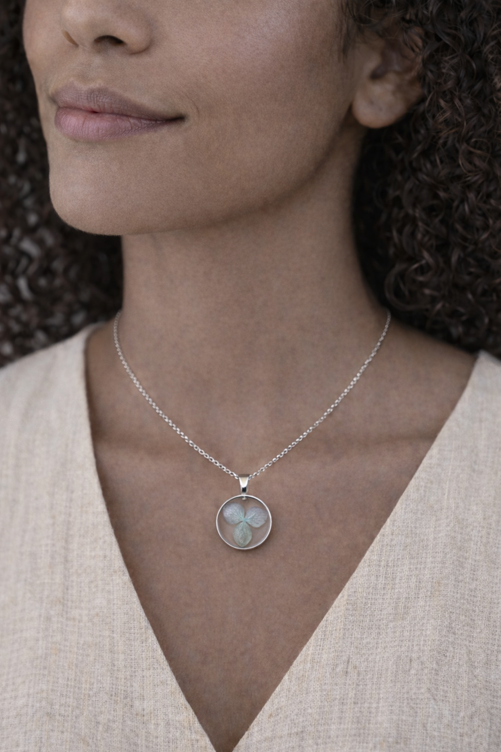 Colar Hortênsia Mid Prata