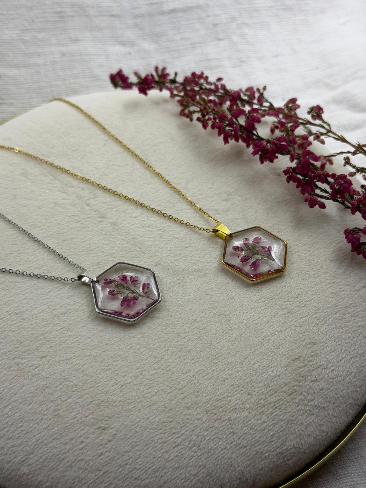 Colar Erica Hexagonal