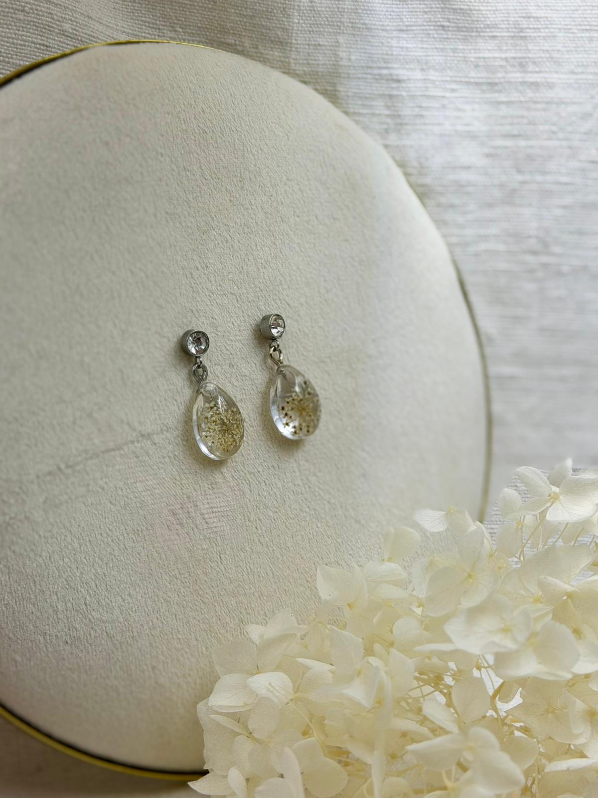 Brinco Gota Delicada - Flor de Cenoura